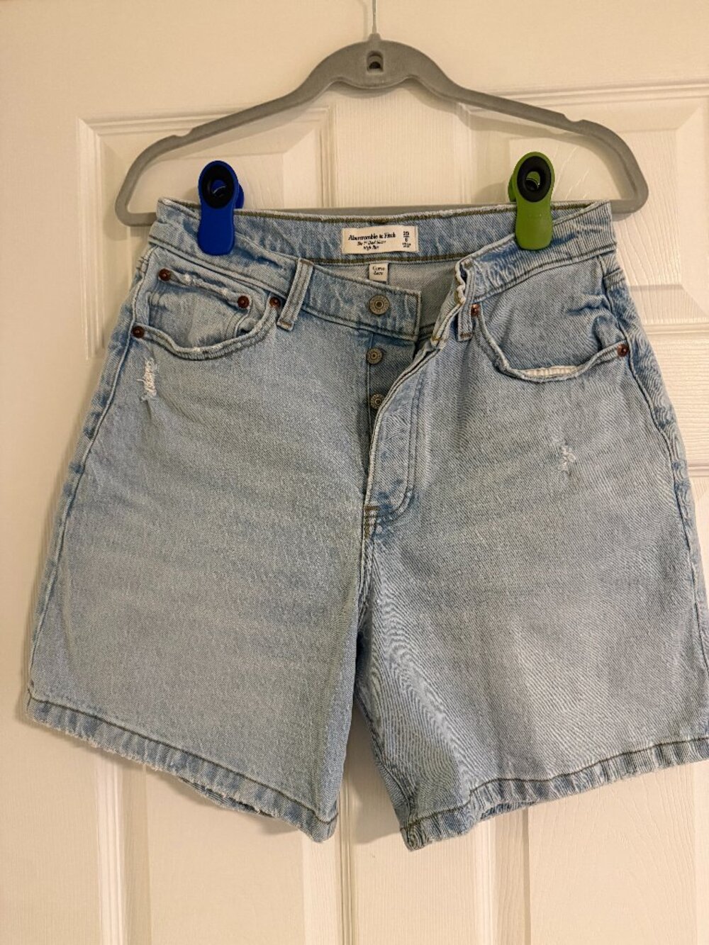 Abercrombie & Fitch Curve Love High Rise Dad Short